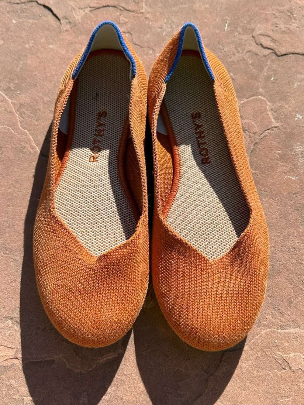 Persimmon Orange Rothys, Size 7
